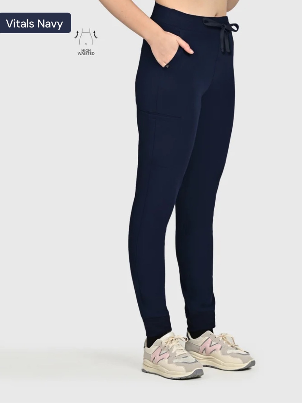 High Waisted Flex Nine-Pocket Jogger Scrub Pant